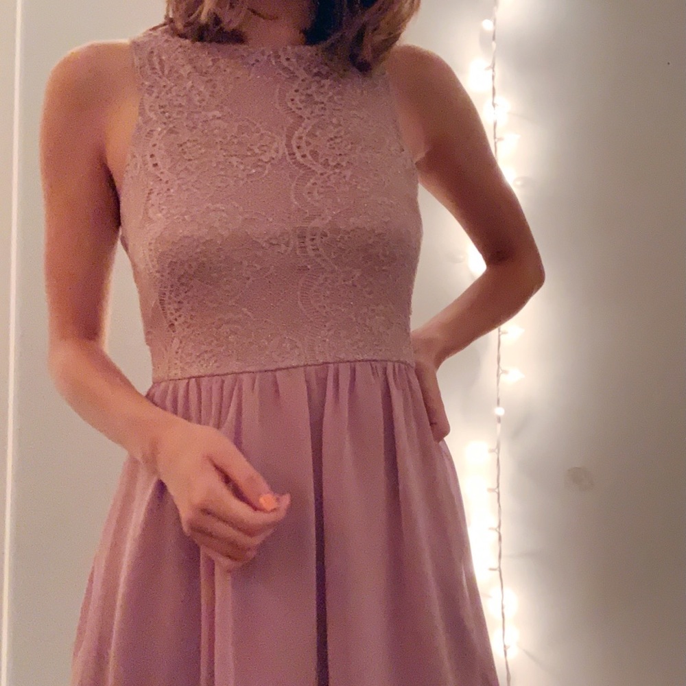 Lilac homecoming dress